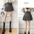 Women Pleated Skirt Above Knee Colorfast Lady Skirt. 