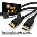 Genuine DisplayPort to DisplayPort Cable Male to Male 1.5M Branded. 