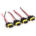 2pcs H11 H8 Headlight/Fog Lamp Female Adapter Harness Sockets Car Cable Plug. 