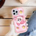 FELMYST Case For Realme C35 Cute Fashion Kirby Mobile Phone Casing Shockproof Soft Back Cover for Girl. 