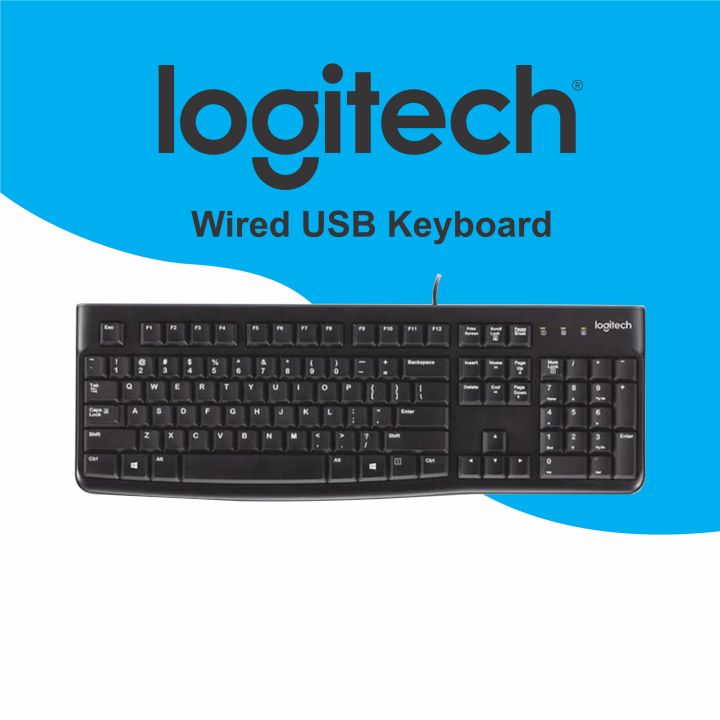 Logitech Wired Keyboard for Windows, Laptop