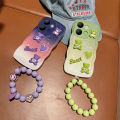 Casing For Infinix Smart 7 Gradient Color 3D Cartoon Pattern Soft Shockproof Phone Case with free Bracelet. 