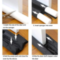 CS Door Draft Dust Stopper Brown Double Sided Insulator Adjustable Door Air Blocker for Bottom of Doors Door Sweep Adjustable. 