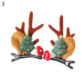 Hair Clip Realistic Delicate Deer Ear Xmas Bobby Pin. 