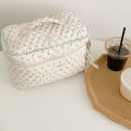 Travel Makeup Bag High Capacity Bunny Print Cosmetic Storage Bag. 