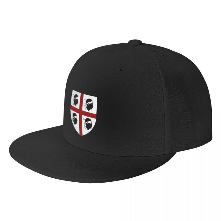 Fashion Unisex Sardinia Flag Four Moors Baseball Cap Italy Sardegna Coat Of Arms Adjustable Hip Hop Dad Hat Women Men Sports