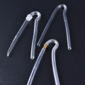 1pc r shape preformed bte earmold hearing aid tubes tubing with tube lock. 