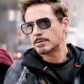 Iron Man Tony Stark Photochromic Sunglasses Men Women Luxury Pilot Polarized Sun Glasses Fashion Summer Holiday Square Shades. 