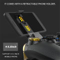 PG-9118 Wireless Bluetooth Gamepad Controller with Telescopic Holder Joystick for Android PC. 