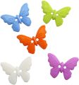 Butterfly Shaped Buttons Art and Craft Sewing Buttons Colorful Two Holes 20 Pcs 2.3cm x 1.5cm Diameter DIY Art and Craft Material. 