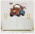 3D Broken Mater Truck Car For Boys Bedroom Self Adhesive Kids Room Wall sticker Ay9007. 
