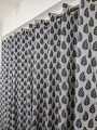 Export Leather Double sided heavy fabric curtains (1 Curtain). 