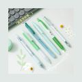 6PCS/Set Cute Black 0.5MM Kawaii Press Pen Set Korean Carbon Pen Student Gel Pen School Supplies Office Stationery. 