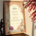 "New Hot Selling🔥🔥🔥 ♥️ Customized Nikkah Frame 😍 | Luxury HD Wedding Frame with Nikkah Nama Certificate & Fingerprint 💍 | Best Gift for Bride, Groom, Couples & Special Occasions 🎁,Nikkah Frame,Wedding Frame,Anniversary Frame,Wedding Gift". 