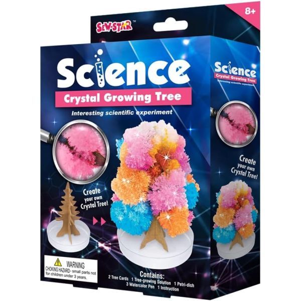 STEM Science Crystal Growing Tree DIY Kit for Kids