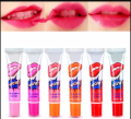 6pcs color Peel Off Wow Lipstick Lip gloss Lip tint Tattoo Wow Lip mask Long Lasting Water Proof. 