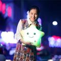 NYT Unique Luminous Pillow Vivid Star Design Led Light Cushion Plush Toy. 