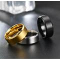 3 Rings Titanium Black Gold & Silver For Boy Girls. 