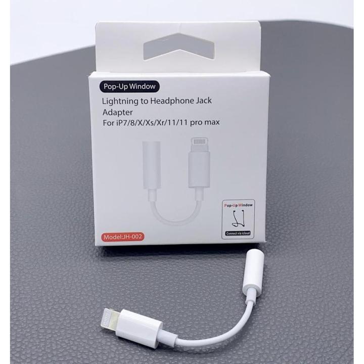 Lightning To 3.5mm Headphone Jack Adapter JH-002