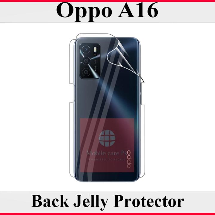 Oppo A16 Back Clear Jelly Protector Soft Film Protection Hydrogel Film Back Protector For Oppo A16