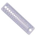 Knitting Accessories Needle Gauge Inch Sewing Ruler Tool CM 2-10mm Size Measure Eatop. 
