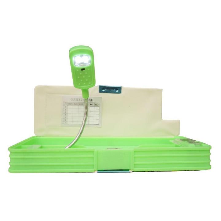 Ben 10 Pencil Box with LED Lamp Best Quality Geometry Box