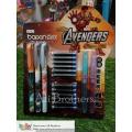 Advenger Ironman 3 Nos Pen, 2 Nos Water Glitter Pen For Multi Writing (English & Urdu) Wingsing Nub With 12 Nos Cartridge Imported Made. 