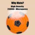 Silent Football Size 5 Indoor Silent Foam Soccer Ball Size 3 Mute Bouncing Ball Silent Basketball Ball Silent Ball Gift for Boys Pizazzazz. 