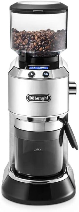 DeLonghi KG521.M Dedica Electric burr coffee grinder with Portafilter Attachment - Coffee Bean Grinders - COFFEE