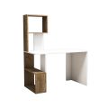 Toheed Wood Study Desk With Shelves home office desk. 
