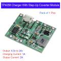 3.7V 2A 18650 Adjustable Step Up Converter and Battery Charger 18650 Lithium Battery Charging Discharge and Boost Converter Integrated BMS Module j5019 J5019 j-5019 for Wi-Fi Router. 
