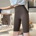 Shark Women's 2024 Spring Summer Thin High Outwear with Tight Waist and Hip Lifting Barbie Leggings Yoga Sports Cycling Pants. 