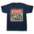 Official Teenager 13th Birthday Gift 13 Year Old Boys Girls T Shirts Graphic Cotton Streetwear Short Sleeve Summer Style T-shirt. 