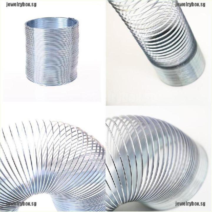 JX Mini Funny Metal Rainbow Spring Stress-Relieve Copper Magic Slinky Toys【SG】