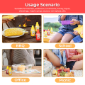 Mini Tomato Ketchup Squeeze Bottle 25ml - Portable Small Sauce Container Salad Dressing Pantry For Lunch and Bento Box Dressing & Oil Bottle Accessories. 