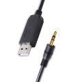 FreeSAT V8 Super Satellite Receiver Freesat IPTV Decoder Prolific USB RS232 to 3.5mm Gold Connector Update Upgrade Flash Cable. 