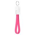 USB C Data Wire Type C Keychain USB Cable Micro USB Data Sync Mini Key Chain Charger Cord Keychain Lanyard Design 20cm Phone Accessories. 