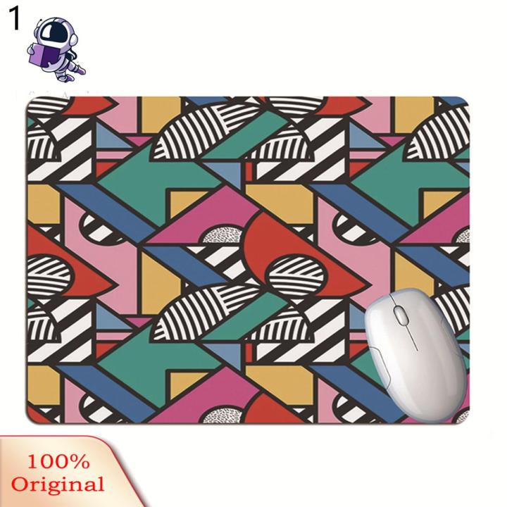 Desk Pad Humanized Geometric Multicolor Pattern Table Mouse Pad