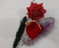 Stylish Red-Golden Velvet Nikkah Pouches – 25 Pcs Packet. 