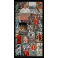 Cristiano Ronaldo wall art frame, football wall art for room decoration. 