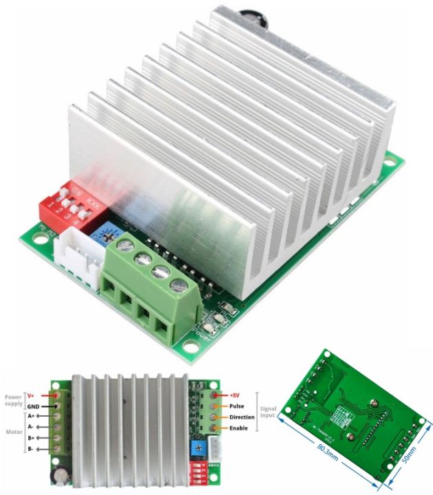 TB6600 4.5A Stepper Motor Driver 3D CNC SingleAxis