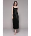 Korean Satin Silk Cami sleepwear, night dress, ladies nighty, ladies night dress, silk nighties, satin nightwear, nighty for honeymoon, hot nighty,camisole,cami and short set (Black). 