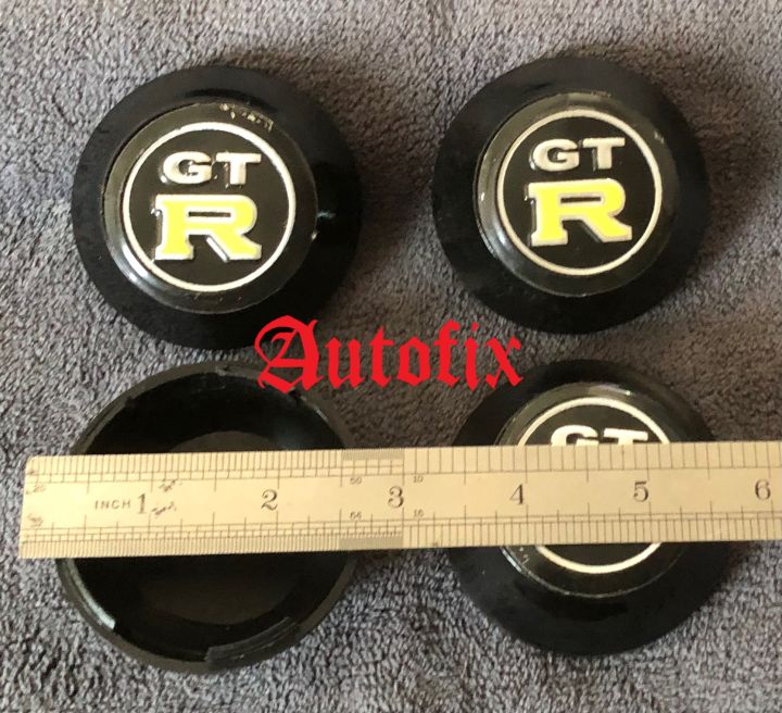 GTR Wheel Center plastic Caps Black 2.5 Inches 04 PCS | Daraz.pk