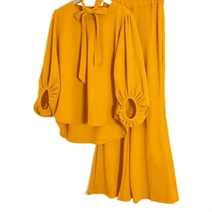 New%20Arrival%20Stylish%202-Piece%20Casual%20Dress%20for%20Girls%20with%20Neck%20Tie%20-%20Image%203