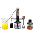 Geepas 5-In-1 Hand Blender -|Chopper / Food Processor | Whisk |2 Speeds With 8 Variable Speeds, Stainless Steel Blade | Perfect Smoothies And Grinding Coffee|7 years guaranteed|hand mixer high quality|wattage- 600 input: 220v~. 
