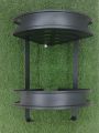 DOUBLE CORNER SHELF  (BLACK). 