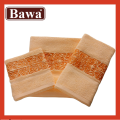 Bawa Bridal Bath Towels Gift Set Random in 19 Colors Unique Embroidery Wedding Set Of 3 Antique Design#5 Luxury Soft Lint Proof 100% Cotton Multi Colors. 