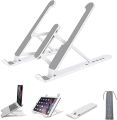 High Quality Laptop Stand - Adjustable Portable Laptop Stand For Desk - Foldable Plastic Laptop Stand Notebook Stand lightweight - Non-slip Stand For Laptop And Tablet. 