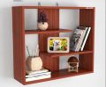 Captive Royal Wall Hanging Combo Color Wall Shelf Wood Open Book Shelf (Finish Colo.... 