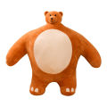 Cross-border plush toys, small heads, big bodies, bear dolls, animal series, baby elephants, pandas, lions, sloths, unicorn dolls. 